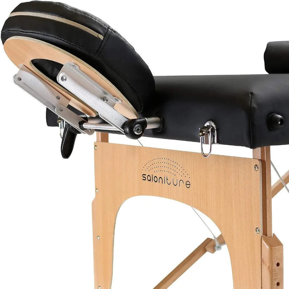Professional Portable Massage Table with Backrest with a removable cover,Precision crafted of premium-grade materials,Customized