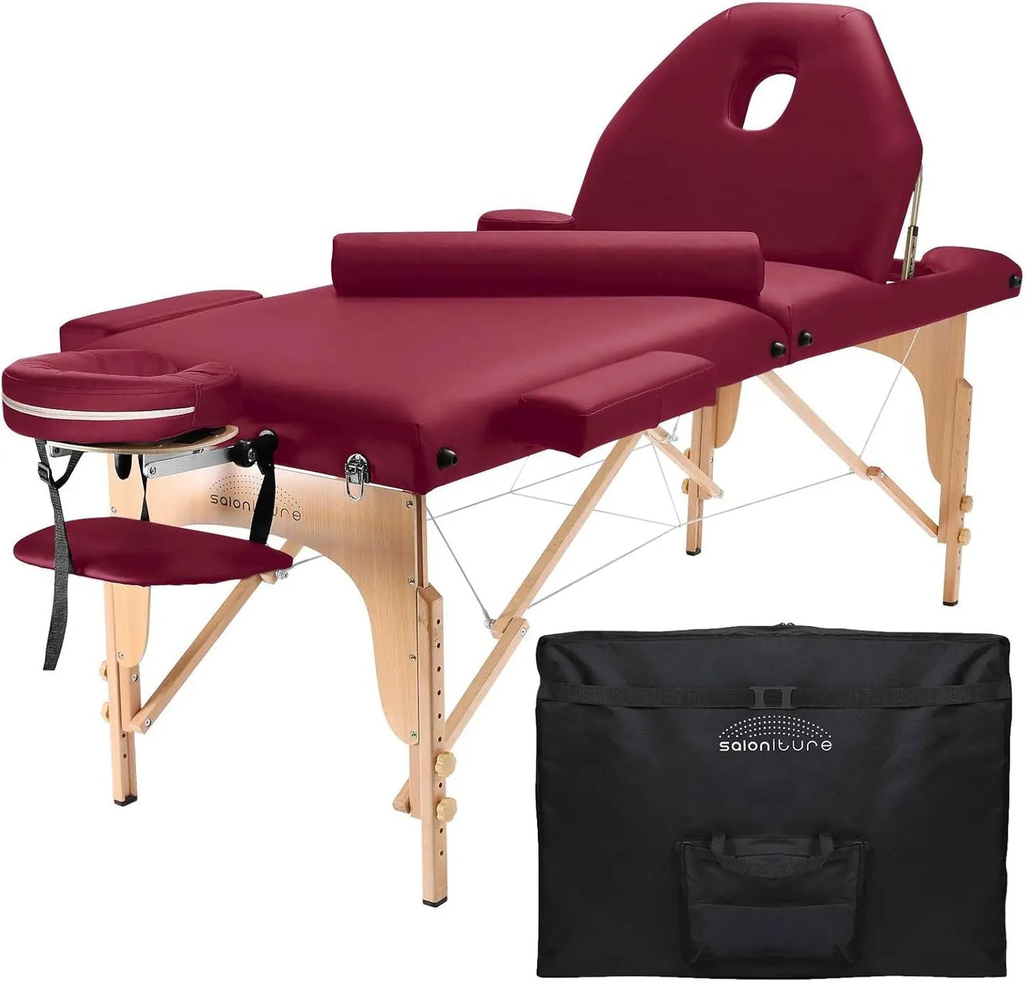 Professional Portable Massage Table with Backrest with a removable cover,Precision crafted of premium-grade materials,Customized