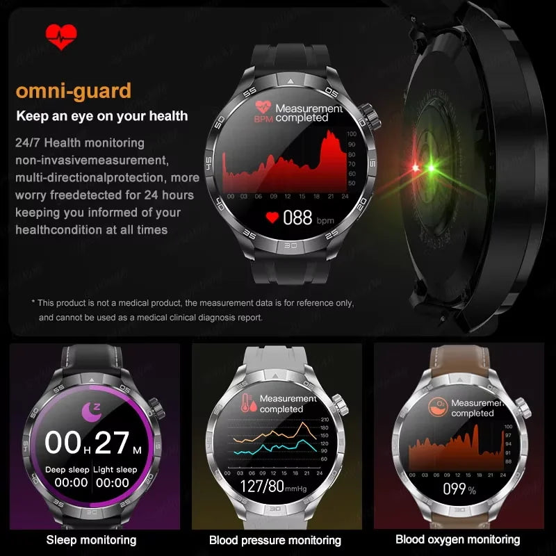2025 New GT5 Pro GPS Sports Compass SmartWatch Men 1.85" AMOLED HD Screen NFC IP68 Waterproof Bluetooth Call Smartbracelet Woman