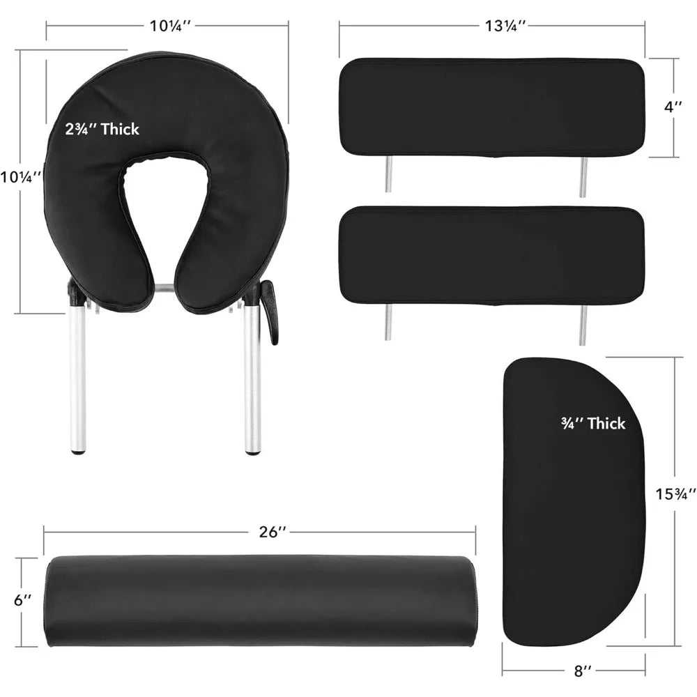 Professional Portable Massage Table with Backrest with a removable cover,Precision crafted of premium-grade materials,Customized