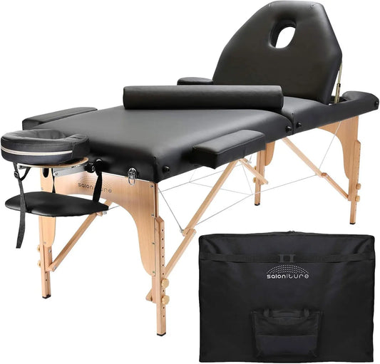 Professional Portable Massage Table with Backrest with a removable cover,Precision crafted of premium-grade materials,Customized