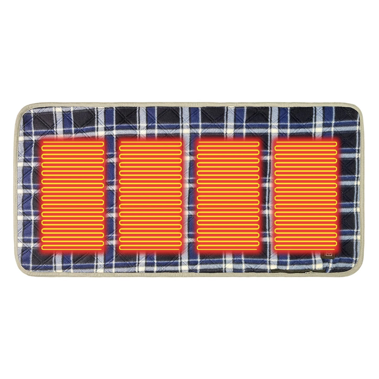 5V USB Foldable Heating Cushion 3-Level Temperature Foldable Heated Seat Pad Power Bank Not Included for Office/Home Outdoor