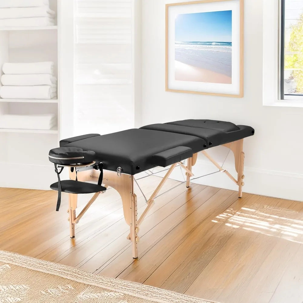Professional Portable Massage Table with Backrest with a removable cover,Precision crafted of premium-grade materials,Customized