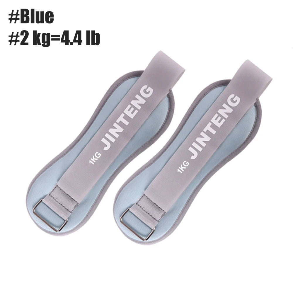 1Pair Wrist Ankle Weights 1kg, 2kg,3kg Strength Training Wrist Leg Arm Weight with Adjustable Strap, Jogging,Gymnastics,Aerobics