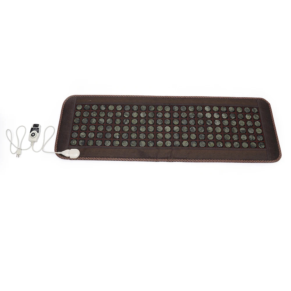 100W 110V Heating Pad, 20-70℃ Far Infrared Heating Pad, Natural Jades Heating Pad Heating Cushion With Controller
