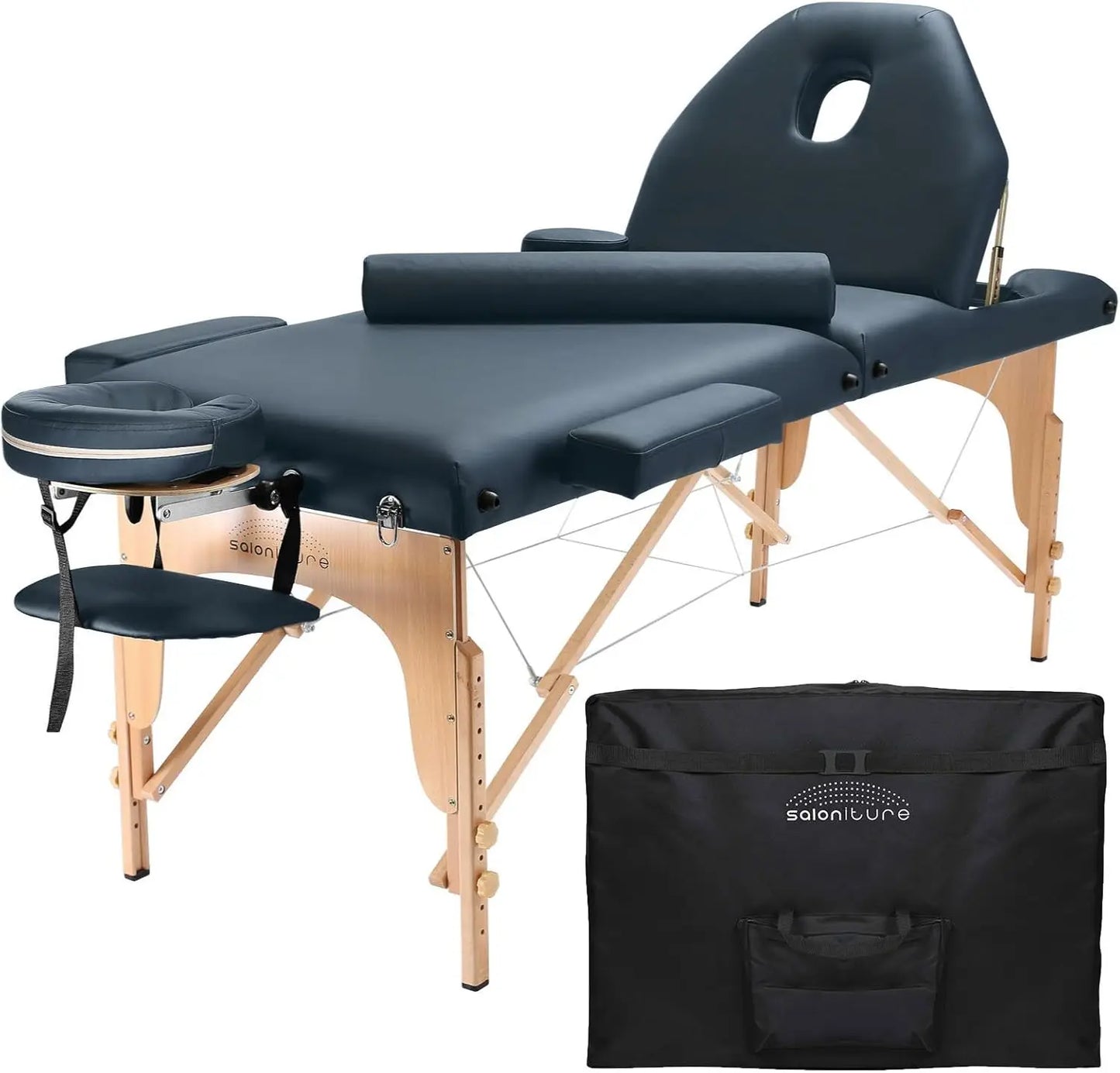 Professional Portable Massage Table with Backrest with a removable cover,Precision crafted of premium-grade materials,Customized