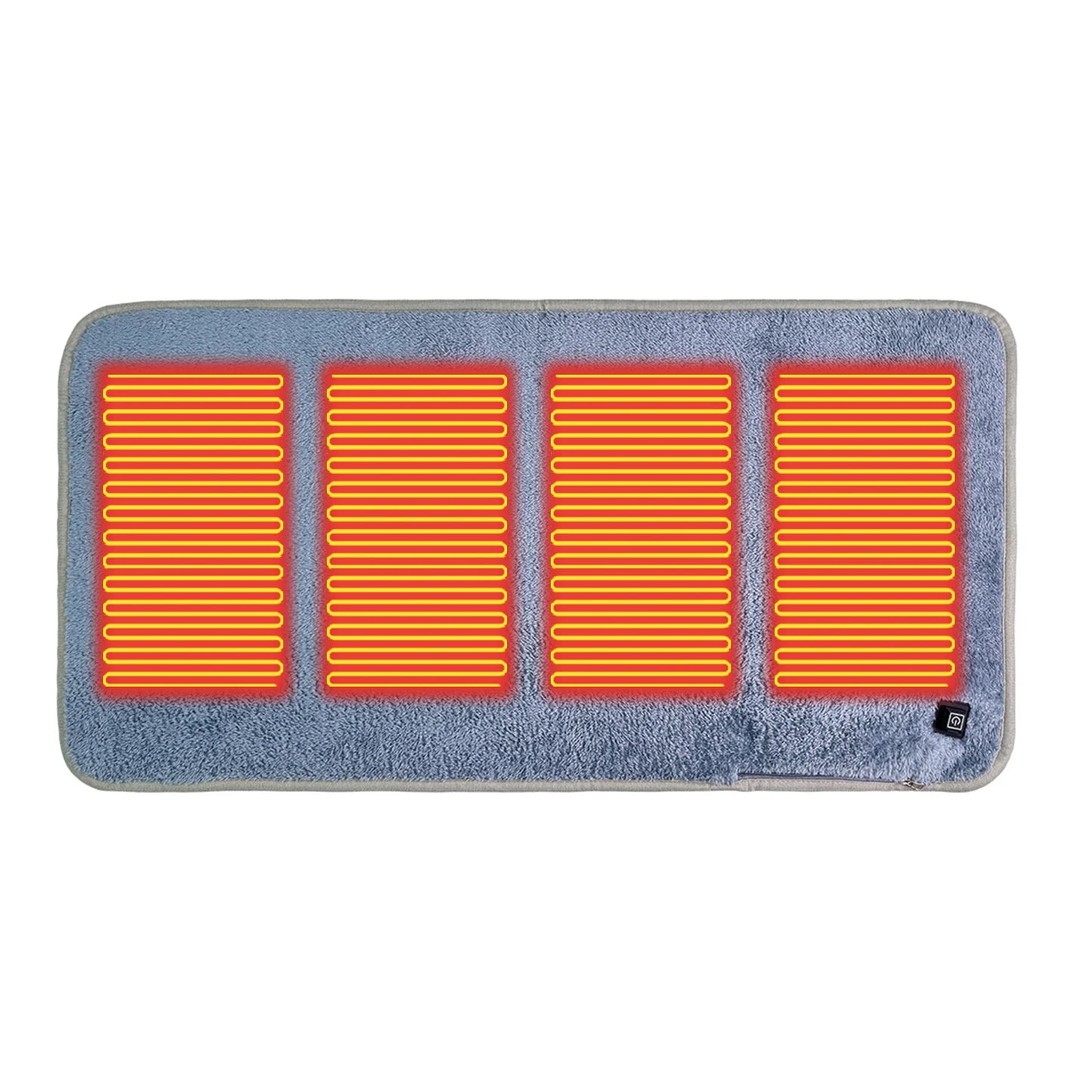 5V USB Foldable Heating Cushion 3-Level Temperature Foldable Heated Seat Pad Power Bank Not Included for Office/Home Outdoor