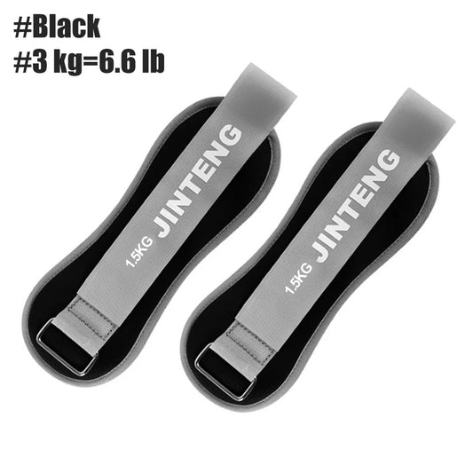 1Pair Wrist Ankle Weights 1kg, 2kg,3kg Strength Training Wrist Leg Arm Weight with Adjustable Strap, Jogging,Gymnastics,Aerobics