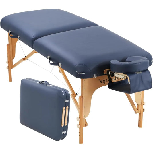 Massage Bed Portable Massage Table  Lash Bed Folding Height Adjustable PU Leather Spa Table with Oxford Bag ,Customized